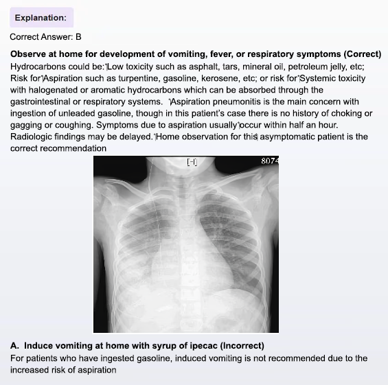 MCAT Sample question and explanation